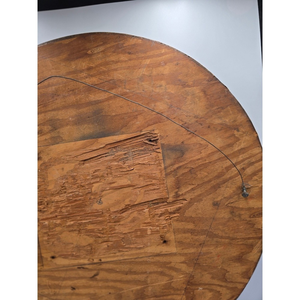 Vintage Round Wooden Wall Art Flying Ducks Sun Decor Rustic Home Accent 21in - Picture 10 of 12